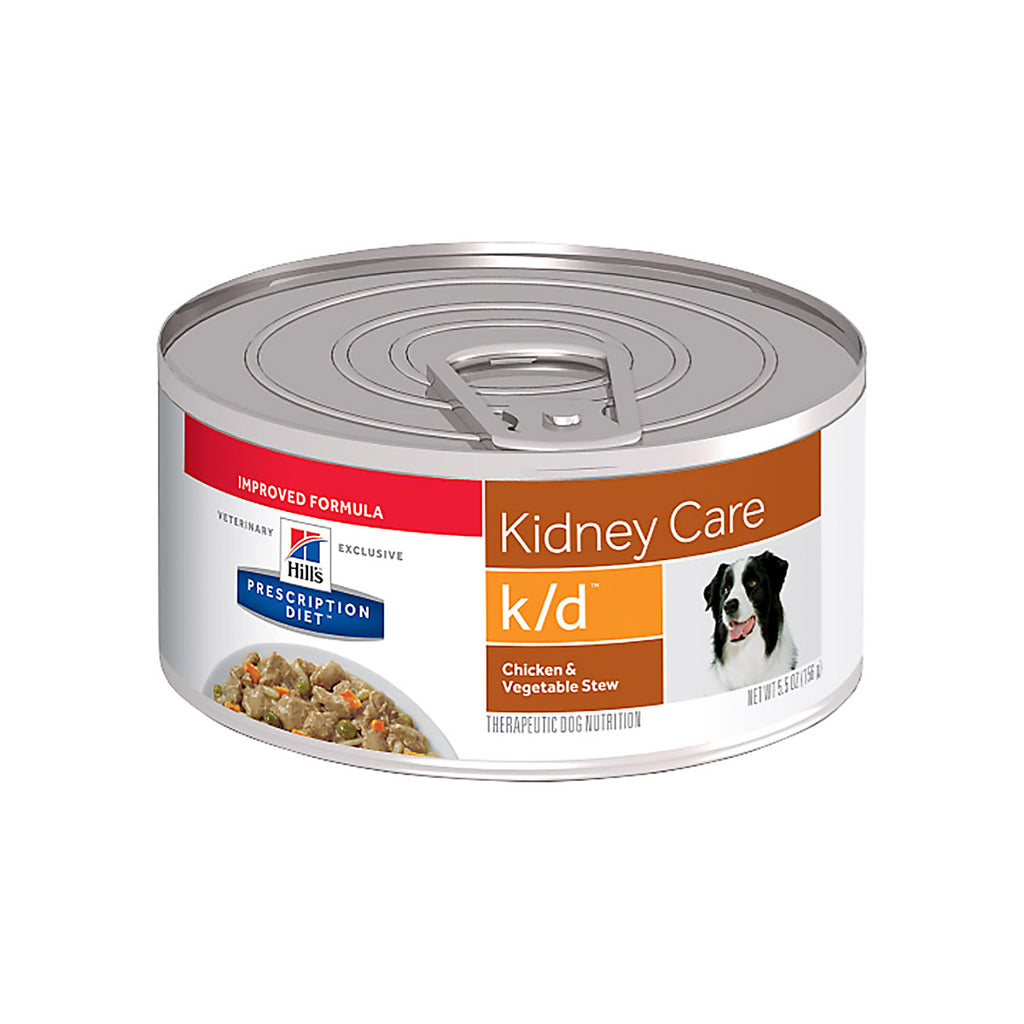 Hills Canine k/d Renal Health Beef Stew Canned Dog Food (24x5.5oz ...