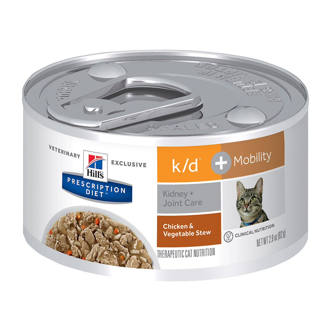 Hills Prescription Diet Feline K/D (Kidney) + Mobility Wet Cat Food