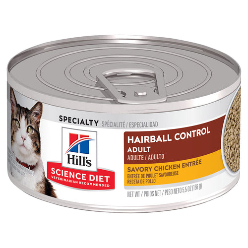Hills Science Diet Feline Adult 1-6 Hairball Control Wet Cat Food