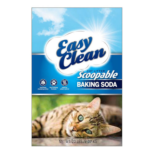 Easy Clean Clay Clumping Cat Litter- Baking Soda