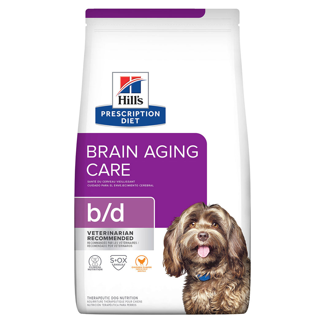 Hills Prescription Diet Canine B/D Brain Aging Care Dry Dog Food