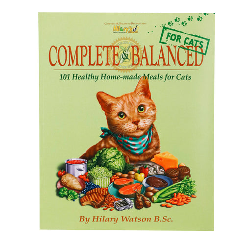 Hilary's blend complete & Balanced cookbook for Cats