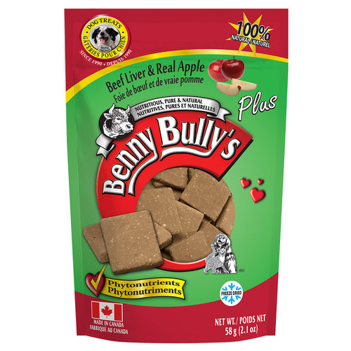 Benny Bullys Treat Beef Liver Plus Apple