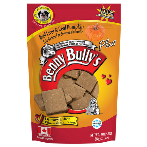 Benny Bullys Treat Beef Liver Plus Pumpkin
