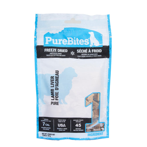 Purebites Treat Canine- Lamb Liver