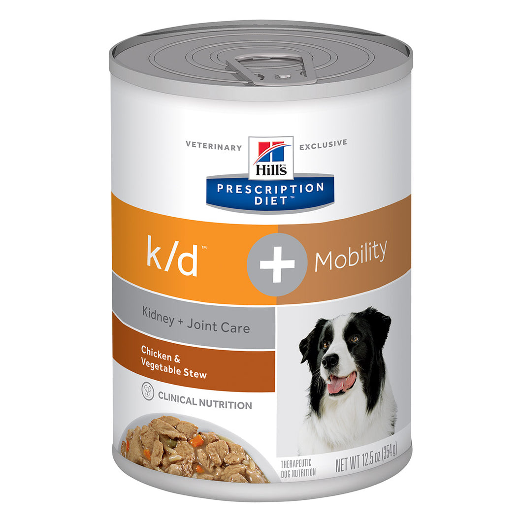 Hills Prescription Diet Canine K/D (Kidney) Mobility Canned Dog Food