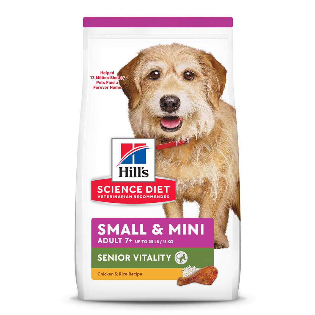 Hill's Science Diet Senior Vitality Adult 7+ Small Breed Canine Dry