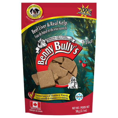 Benny Bullys Treat Beef Liver Plus Kelp