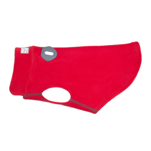 RC Baseline Pullover Fleece Coat- Red Grey