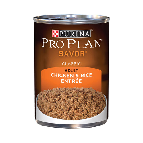 Purina Pro Plan Canine Adult Savory Chicken & Rice Canned Dog Food