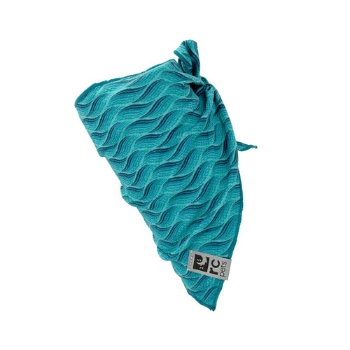 Canine Zephyr Cooling Bandana- Blue Waves