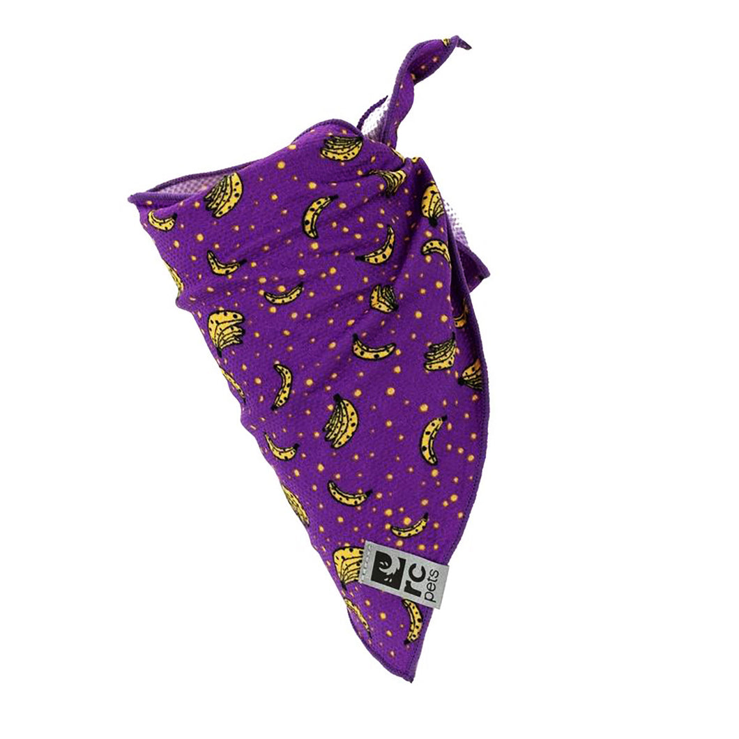 Canine Zephyr Cooling Bandana- Bananas