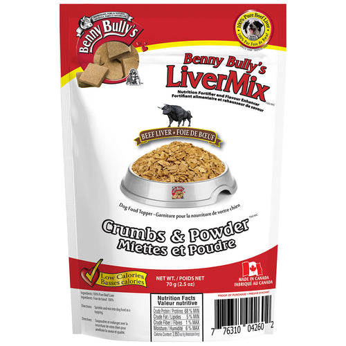 Benny Bullys Treat Livermix Crumbs & Powder