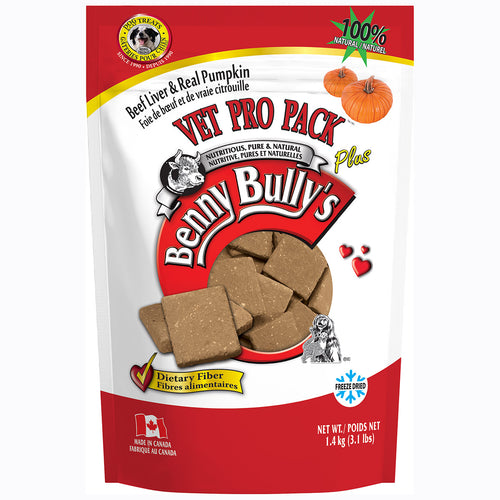 Benny Bullys Treat Liver Plus Pumpkin Vet Pro Pack