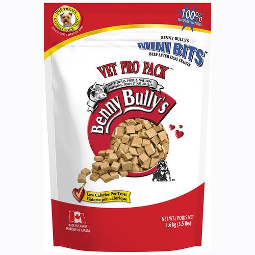 Benny Bullys Treat Liver Mini Bits Vet Pro Pack
