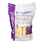 VETRADENT RAWHIDE DENTAL CHEWS XLARGE over 30kg - 30s