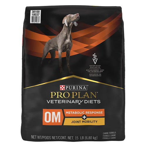 Purina Pro Plan Veterinary Diets Canine OM Overweight Management Metabolic Response + Joint Mobility Dry Dog Food