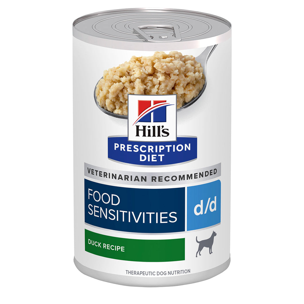 Hills Prescription diet Canine D/D Duck canned dog food