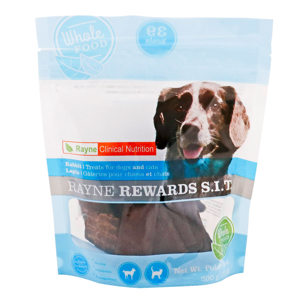 Rayne Rewards Clinical Nutrition Canine SIT Rabbit Treats – Mahogany ...