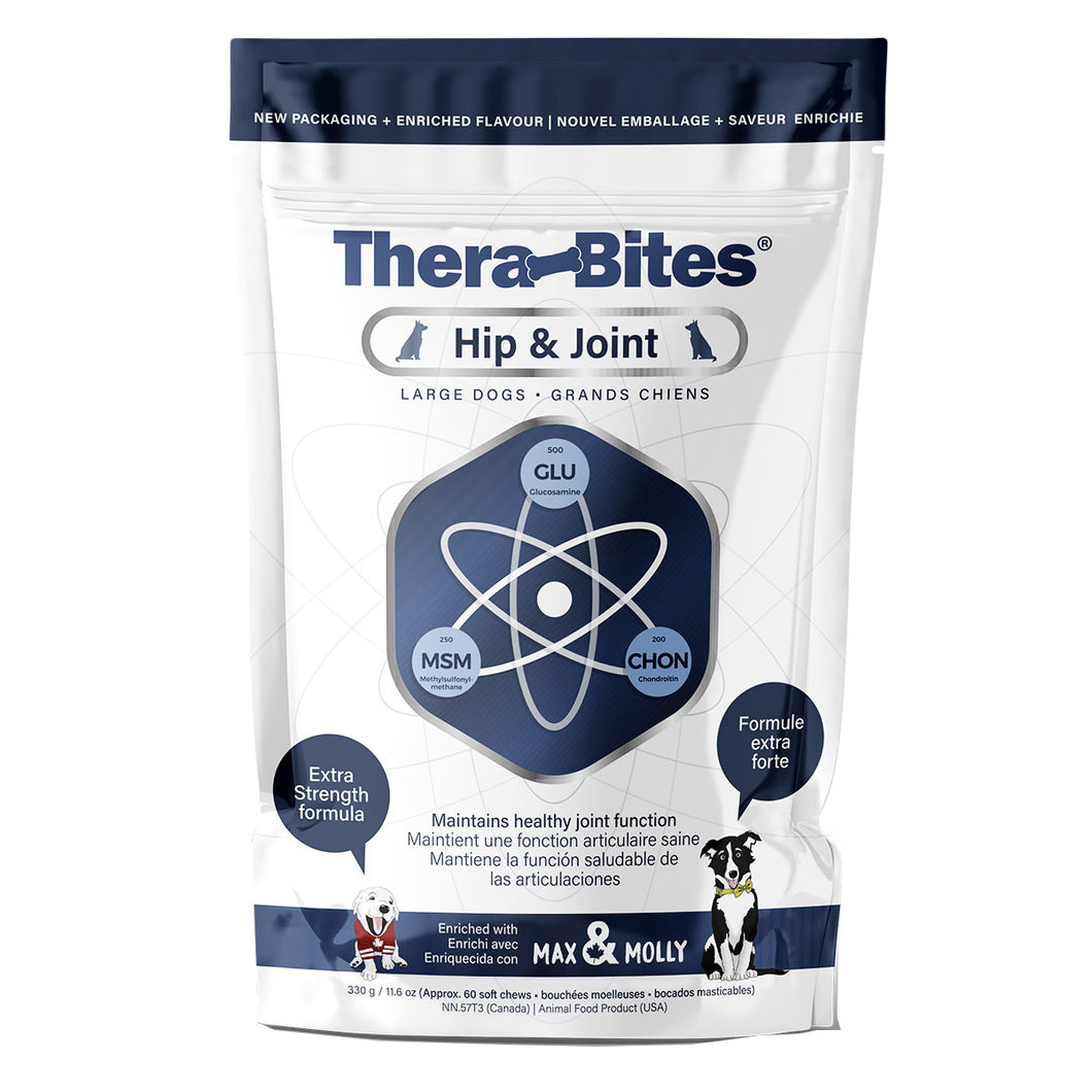 Therabites Canine LARGE DOG Hip & Joint Chews (60 chews)