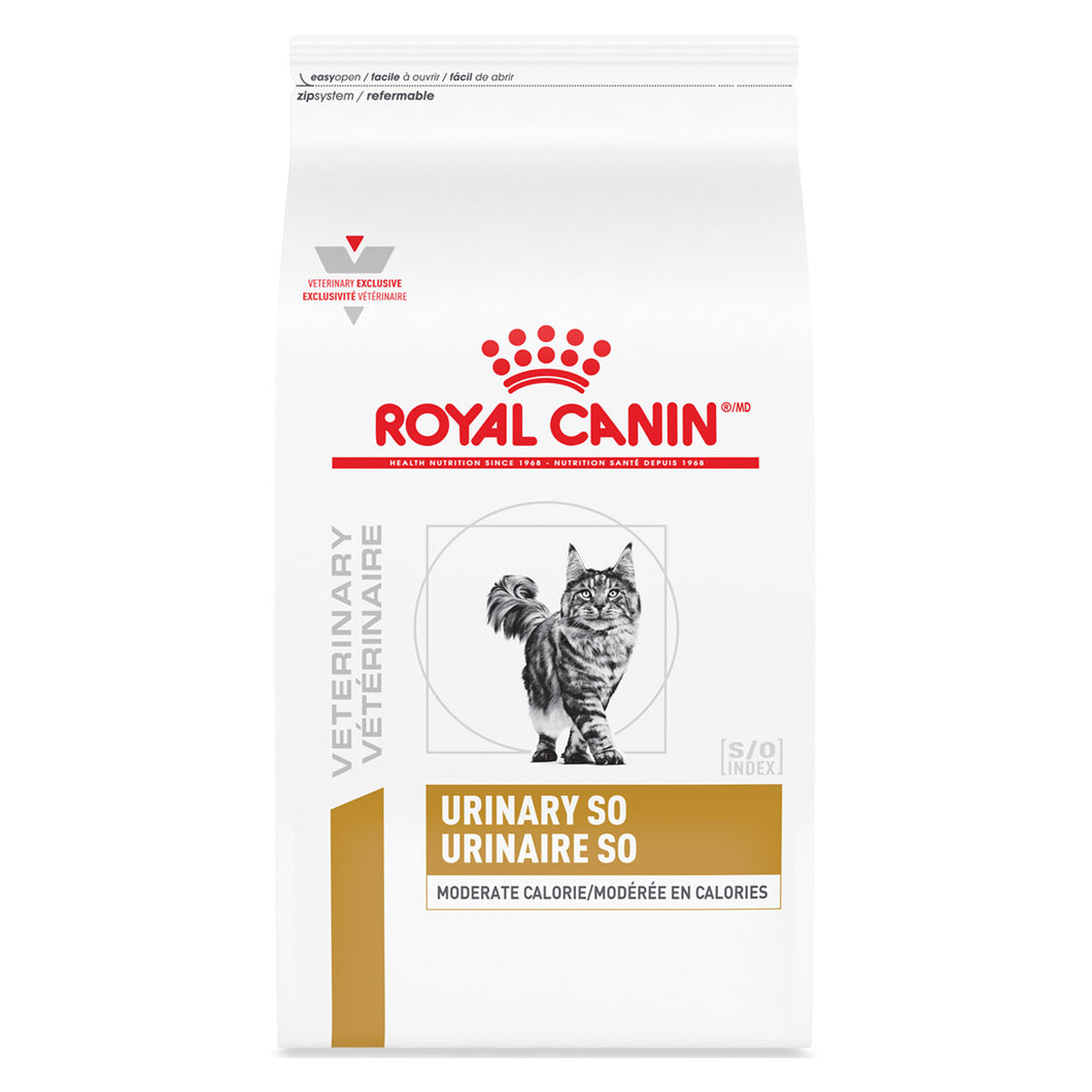 Royal Canin Veterinary Diet FELINE Urinary SO Moderate Calorie dry cat food