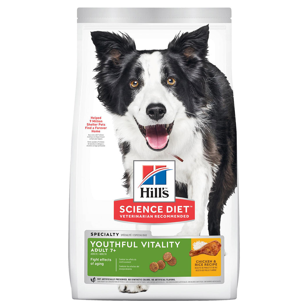 Hill's Science Diet Youthful Vitality Adult 7+ Canine Dry