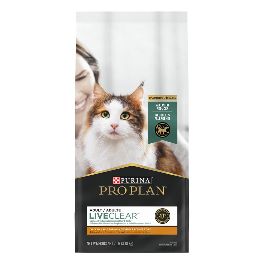 Purina Pro Plan Feline Liveclear Adult Chicken & Rice Dry Cat Food