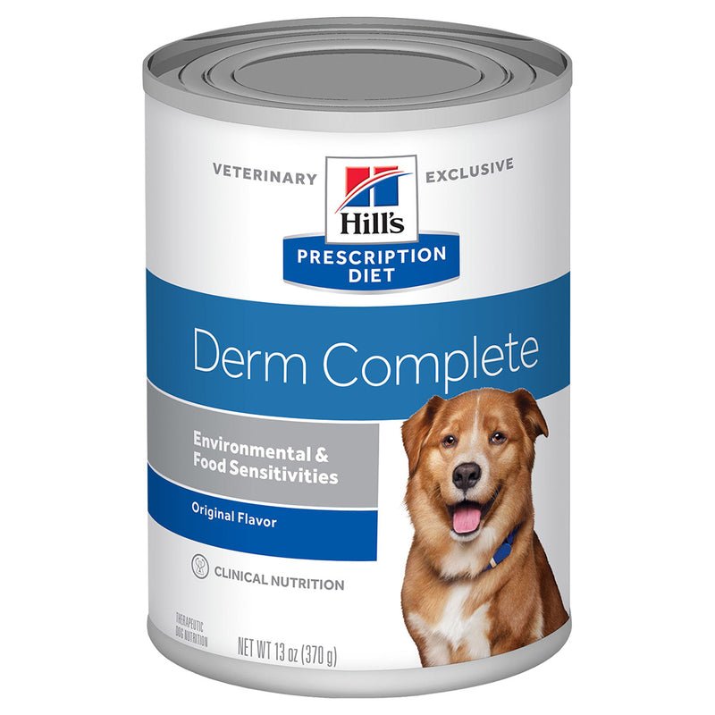 Hill's Prescription Diet Derm Complete Canine Cans – Mahogany