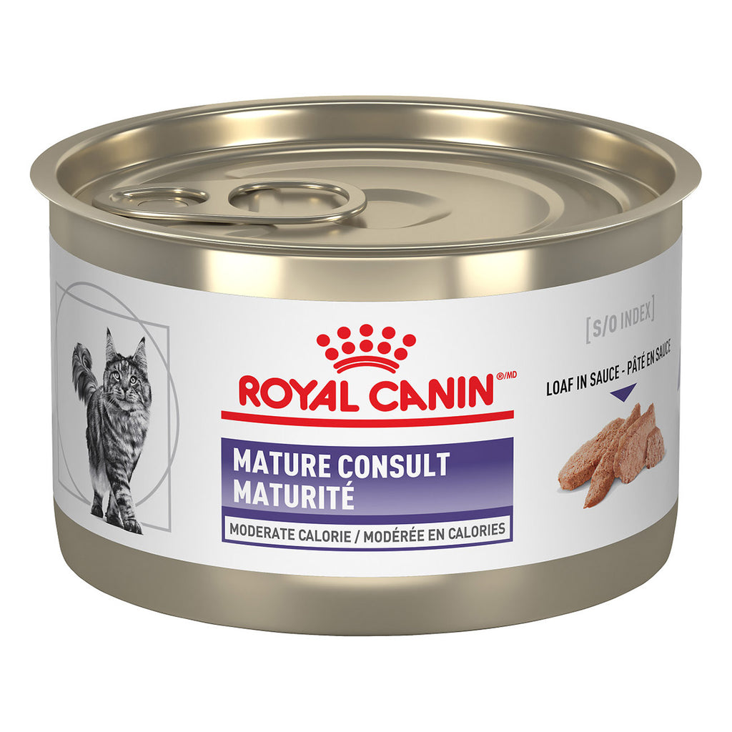 Royal Canin Veterinary Diet Feline MATURE CONSULT MODERATE CALORIE- ca ...