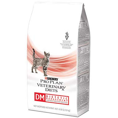 Purina Pro Plan Veterinary Diets DM Dietetic Management Feline Formula Dry