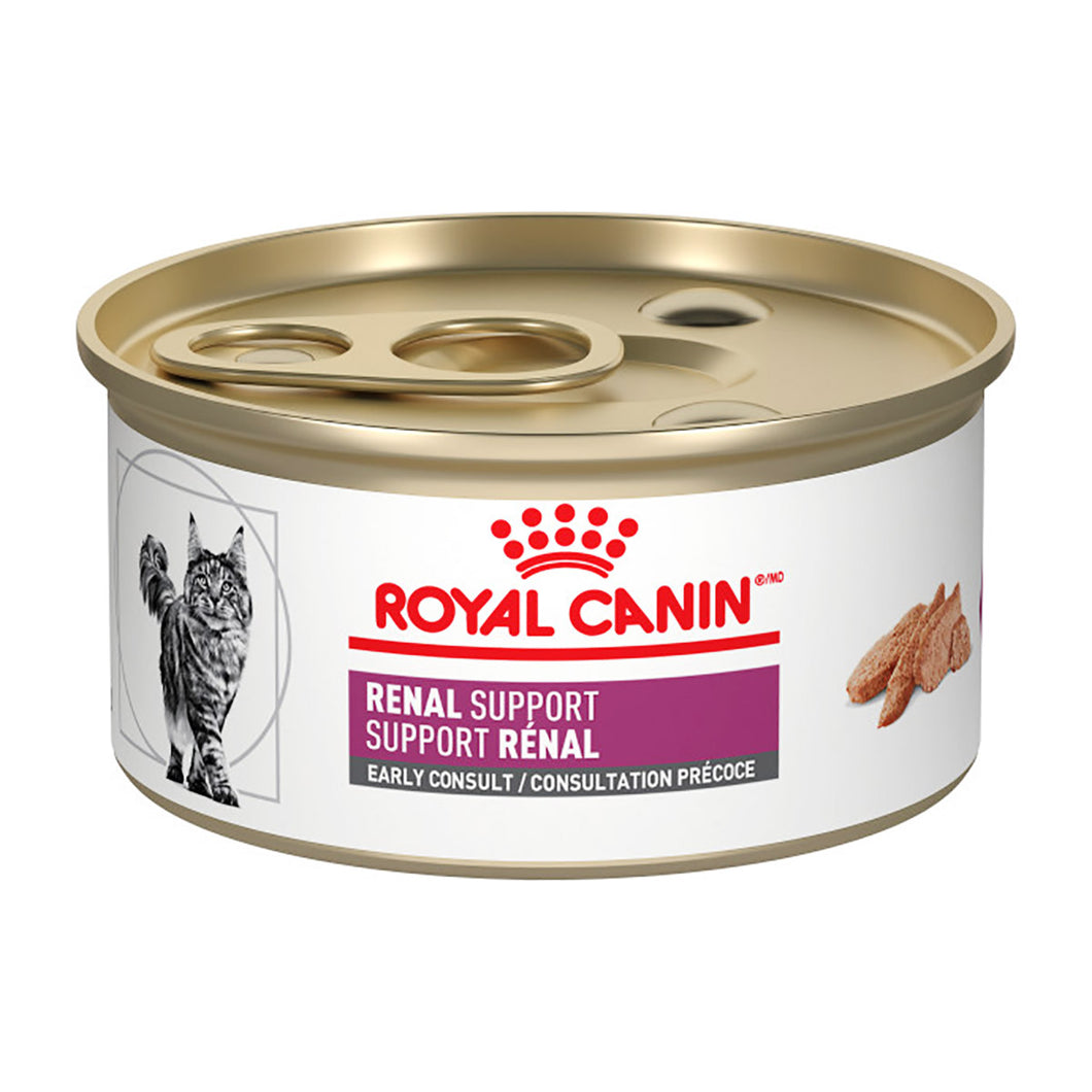 Royal Canin Veterinary Diet FELINE Renal Support Early Consult Loaf in Sauce Canned Cat Food