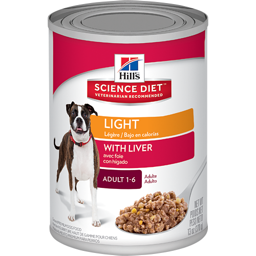 Hill's Science Diet Adult Light with Liver Canine Canned
