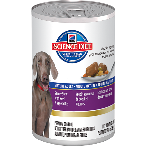 Science Diet Mature Adult Savory Stew Canine Canned