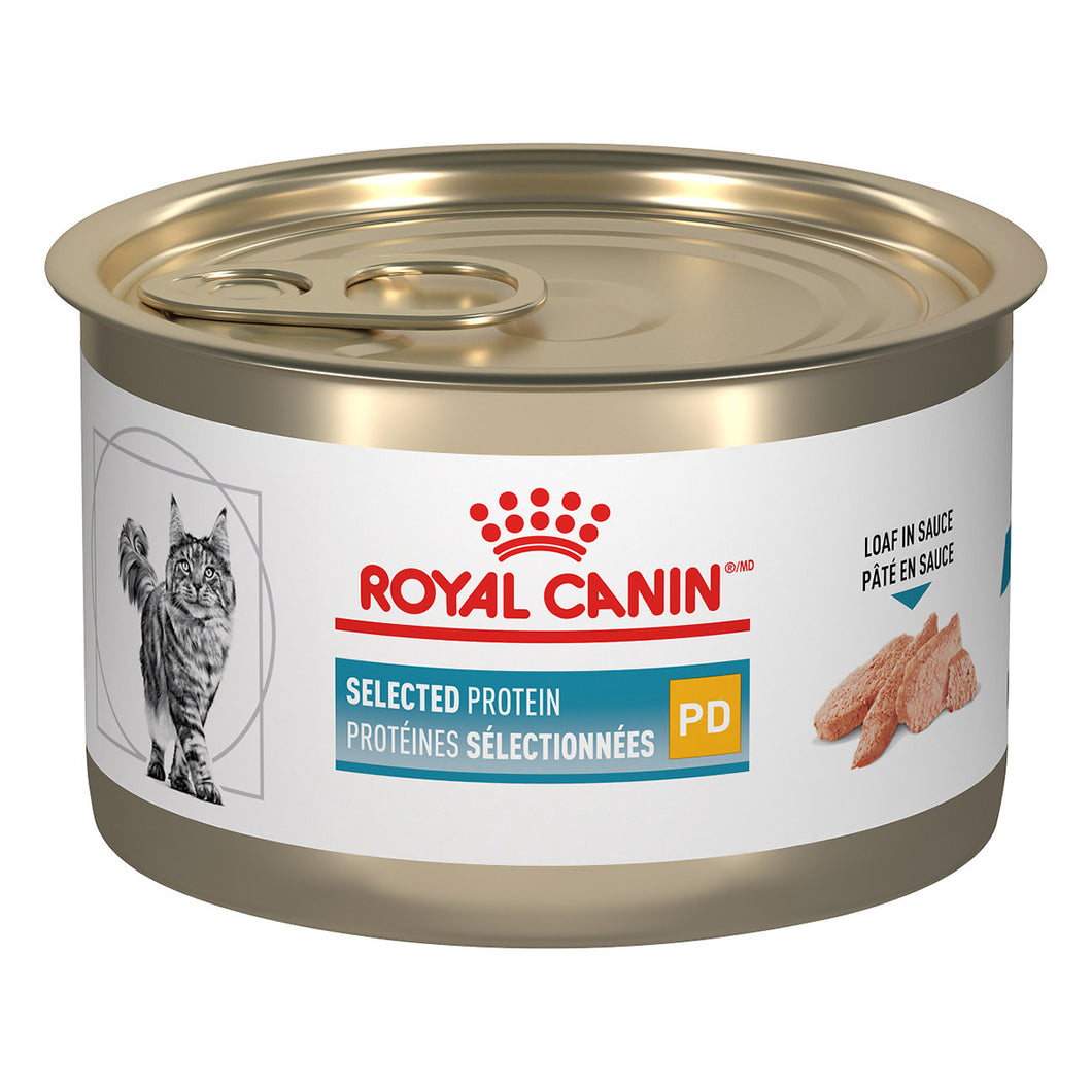 Royal Canin Veterinary Diet FELINE Hypoallergenic Selected Protein PD LOAF Canned Cat Food