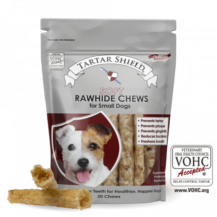 Chew Soft Rawhide Tartar Shield Canine