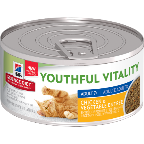 Hill s Science Diet Youthful Vitality Adult 7 Cat Food Canned