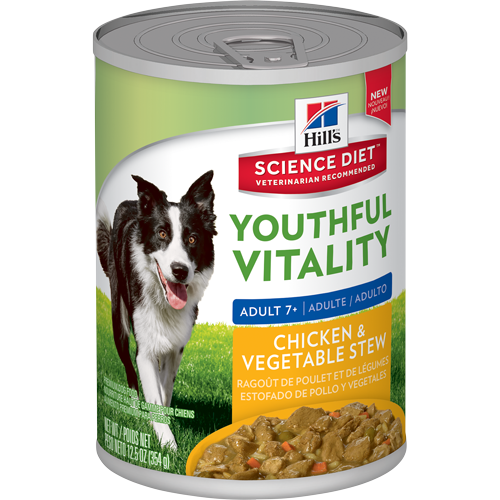 Hill's Science Diet Youthful Vitality Adult 7+ Canine Canned