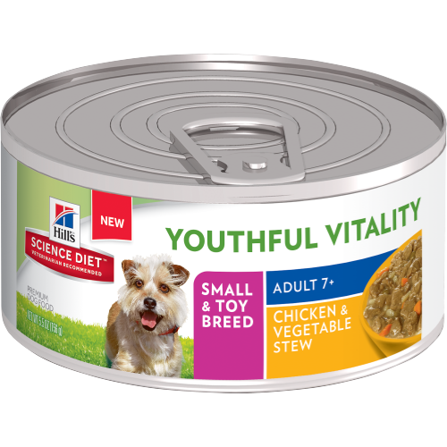 Hill's Science Diet Youthful Vitality Adult 7+ Small & Toy Breed Canine Canned